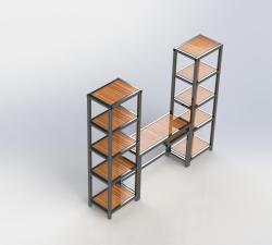 library metal rack 3D Models | Page 1 | STLFinder
