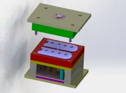 Mold design for shoe_rack