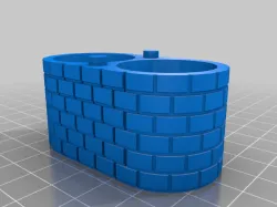 N scale train bridge pillars - piliers de pont