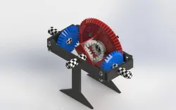 Open differential