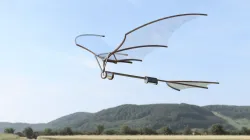 Ornithopter motor powered