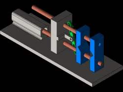 Pneumatic arm mechanism design in SolidWorks | Solidworks Tutorial