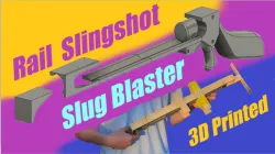 Rail Slingshot (Excercise Band Powered)