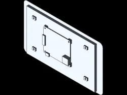 Raspberry pi 7" Screen Outline