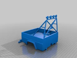 rc ibishu pigeon two parts with steel tube bumpers and space for motors