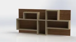 Repisa en madera - wooden shelf