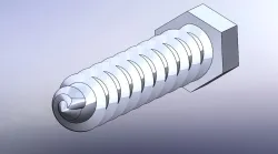 Reverse Threaded Concrete Screw