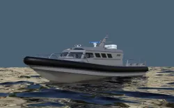 Ribcraft with cabin
