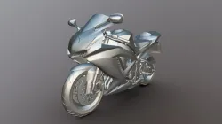 Scale motorbike model
