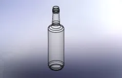 simple liqueur bottle