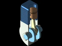 Simple Piston Engine