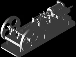 SMALL HORIZONTAL STEAM ENGINE