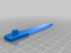 Solid axle spring and blade
