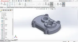 Solid Part in Solidworks Software