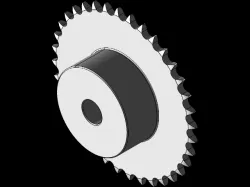 SPROCKET 36 Z (03-1) 5x2,5mm DIN 8187-ISO_R 606