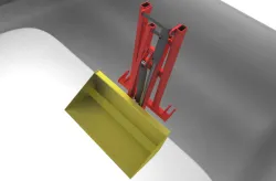 Tractor back loader