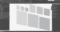 Wire Mesh Drawing with SolidWorks Design Table/SolidWorks Tasarım Tablosu ile Tel Örgü Çizimi