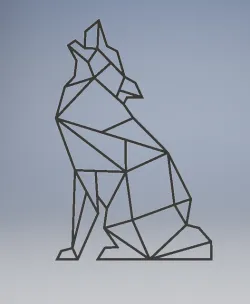 Wolf wall art