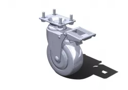 175MM Locking Caster Wheel