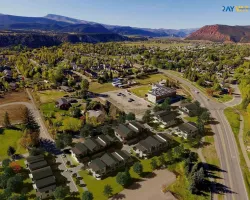 3D Aerial View of Arizona House Site