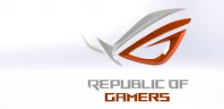 3d logo of asus ROG
