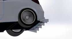 A rear diffuser Opel, or optionally