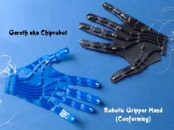 Animatronic conforming Hand with Opposable Primate Thumb