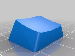 Cherry Blue blank key top (stl & openscad)