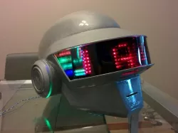 Daft Punk Thomas 3D Printable Wearable Helmet