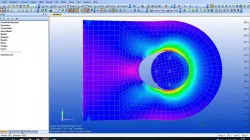 FEA Assembly of lifting lug and pin