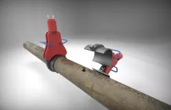 Hand held pipe leakage stopping device