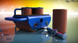 Heavy machine skate