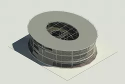 Hyperboloid building