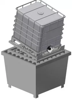IBC Spill Bin with Tilting Stand