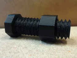 Inventor 3D Thread Print Test