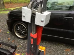 kubota tractor adjustable wrench holder / mount for the rops