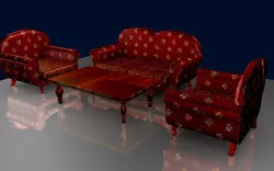 LIVING ROOM SEAT SET  AND COFFEE TABLE LADY ROSİE