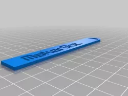 Makerbot Logo Keychain