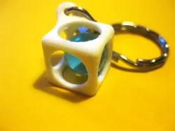 Marble ball trap box - keychain!
