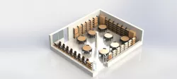 Media library of the sciences palace of Monastir (scale 1:1)