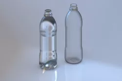 Pepsi bottle draft 3d model