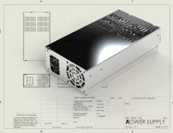 Power supply sheet metal