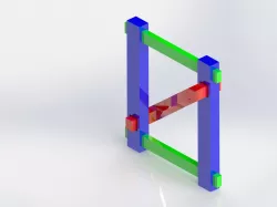 Principle of triangle paradox  close model