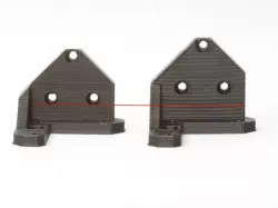 Prusa I3 single frame z-axis-bottom modified for raising the motors.