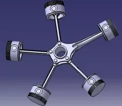 Radial Engine Assembly