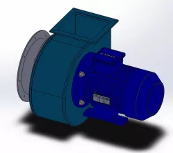Radial ventilator (centrifugal air pump)