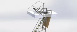 retractable stair for outdoor