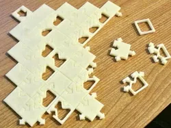 Rule 30 tile puzzle