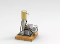 Steam engine model