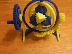 The Amazing Gyroscopic Cube Gears!